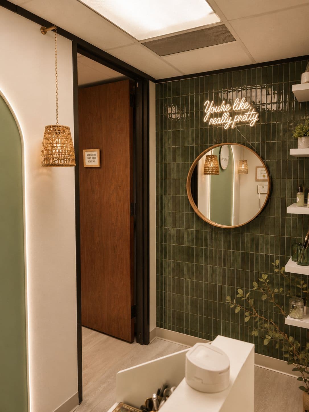 The calm, private Aries Lash studio in Clear Lake, TX
